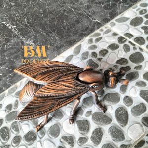 Miniatur Asbak Kuningan Asbak Rokok Motif Lebah Asbak Aesthetic Murah 16cm