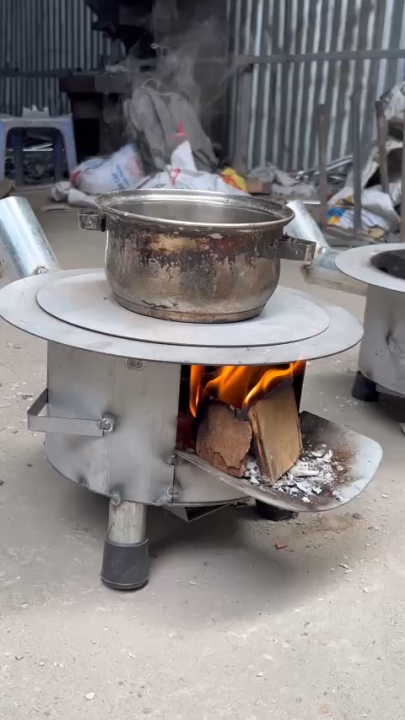 Bếp Củi không khói - chống đen nồi