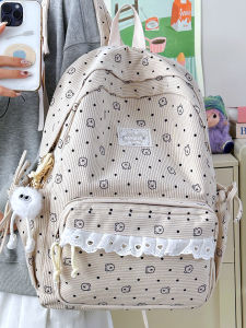 SALUTATION | Daily Cute Bear Backpack for Girls Lightweight