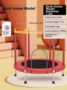 TMT | Quiet Safety Net Trampoline For Kids
