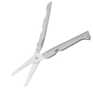 Stainless Steel Folding Mini Scissors Outdoor Portable Simple Camping Small Tools Household Mini Multi-functional Small Scissors