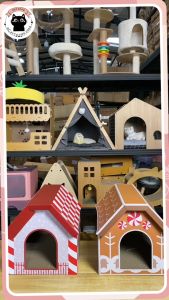 ที่ลับเล็บแมว ของเล่นแมว ฝนเล็บแมว กล่องบ้านแมว กล่องลับเล็บแมว