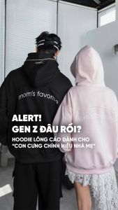 Áo hoodie nam nữ mùa thu đông dày nỉ Local Brand Chính Hãng City Cycle áo Hoodie Mom’s Favorite