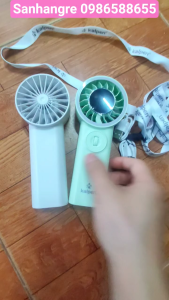 Quạt cầm tay 100 tốc độ gió Kalpen AR305 pin sạc tích điện 3600mAh hàng chính hãng