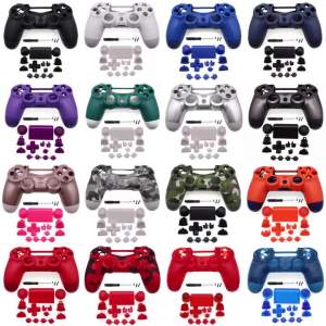 Full Plastic Hard Shell + Buttons Mod Kit For JDS JDM-050 055 For PS4 5.0 Controller Housing Cover Case