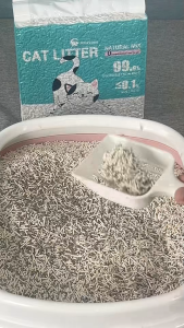 **Single Pack Tofu & Bentonite Cat Litter 6L | 1.5s Fast Clumping Flushable Ultra Odor Control Dust-Free – Safe for Kittens!**