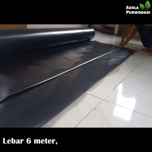 Plastik HDPE Geomembran 300 micron 6 x 9 meter untuk kolam / tambak