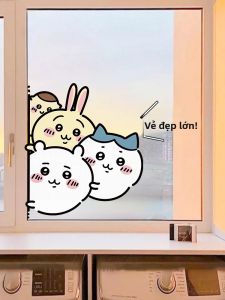 Miếng Dán Thủy Tinh Dễ Thương Ussachi Miếng Dán Thủy Tinh Phòng Tắm Miếng Dán Trang Trí Cửa Sổ Miếng Dán Chống Thấm Nước Trang Trí Nhà Cửa