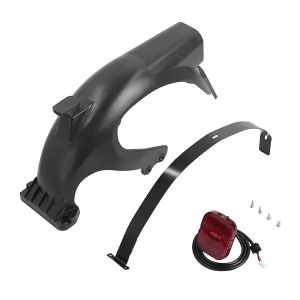 Tấm Chắn Bùn Phía Sau Xe Điện Cho Ninebot Max G2 - Tấm Ép Dây Đèn Hậu Chống Nước Có Cáp Kết Nối