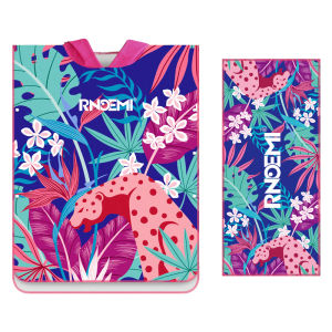 ชุดคลุมอาบน้ำแห้งเร็วผ้าเช็ดตัวสำหรับว่ายน้ำชุดคลุมอาบน้ำชุดคลุมอาบน้ำสามารถสวมใส่ได้สำหรับผู้หญิงผ้าขนหนูชายหาดน้ำพุร้อนดูดซับน้ำกันแดด