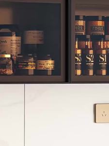 Kitchen Hanging Cabinet Balcony Cabinet Kitchen Wall Sideboards Cabinet Kitchen Cabinet Storage Kitchen Wall Cabinet Aluminum Alloy 厨房吊柜