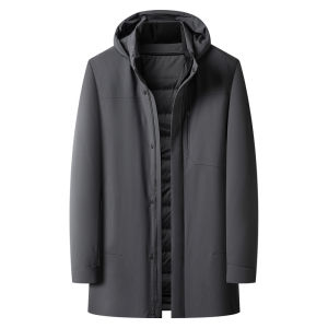 Pierre Cardin | Three-proof Mens Winter Hooded Padded Down Jacket