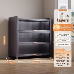 DIBIOU | Steel Multi-level Dustproof Storage Cabinet