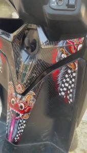 Striping Vario Techno 125/150 Pelindung Dashboard Vario 125 Tankpad deckpad Vario 125 2012-2015 (body protektor deck pad cover)