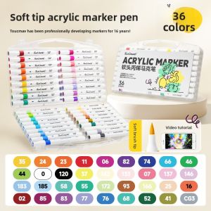 Touch mark | Double Tip Non-see-through Stackable Safe for Kids Washable Markers