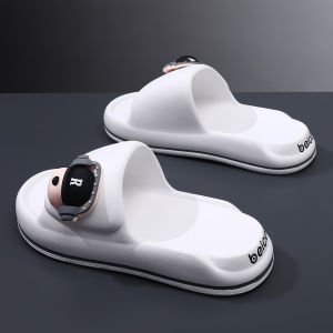 Mens Summer Anti-Slip Thick Bottom Wear-Resistant Soft Sole Casual Slippers Beach Sports Flat Sandals for Daily Wear