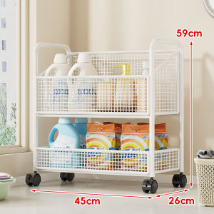 WUBUWEI | Bathroom Storage Space Laundry and Shampoo Holder Balcony Multi-layer Integrated Storage Rack