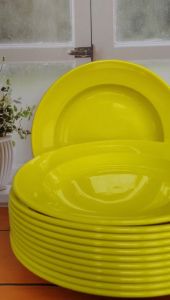 PROMO 12 PCS PIRING MAKAN MELAMIN SUPER TEBAL UKURAN 9 INCHI DIAMETER 23 CM BAYAR DI TEMPAT