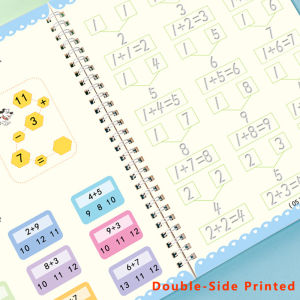 Magic Groove Practice Copybook Pen Kids Calligraphy Reusable Writing Book Free English Spanish German French Russian Arabic