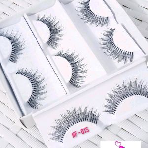 Bulu Mata Natural Hafizah Hf - 01s Lusinan | 12 Pasang | 12 Pcs dengan Kemasan - Bulumata Eyelash
