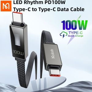 （For iPhone 15 Series）Mcdodo 5A 100W Type C to C Cable Cables For Xiaomi Samsung S22 S21 Huawei Tablet Smartphone Line Quick Charge Built-in E-mark Chip