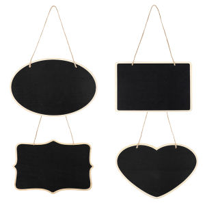 1pcs30x20cm Wooden Blackboard Wedding Pendant Home Decorations Message Board For Wedding And Birthday Paty DIY Decoration Supply