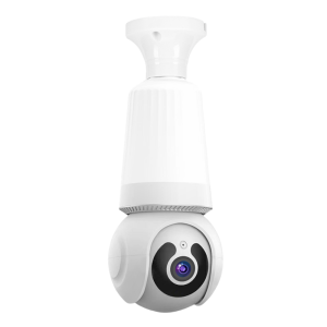 8MP E27 Bulb Camera Wifi Surveillance With LED Bulb CCTV PTZ AI Tracking Two-way Audio Night Vision 10X Zoom Wireless Cam 2 in 1