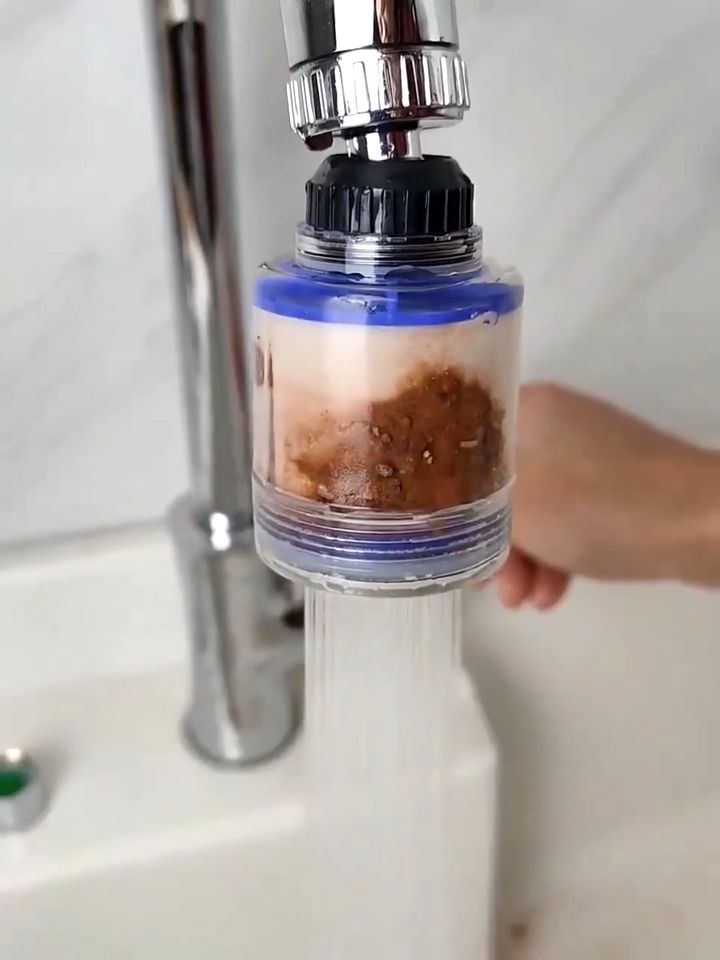 COMBO 10 lõi lọc nước đầu vòi rửa bát rửa chén tăng áp có đá khử Suninlife