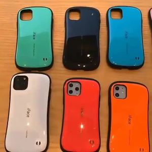 IFace Case for iPhone 18 Pro Max 15 16 Plus 17 Air Classic Smooth Glossy Shockproof Luxury Hard Plastic Back Phone Cover Coque
