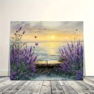 500/1000/1200/2000PCS Puzzles for Adults Lavender Sunset CoastJigsaw Puzzles Brain Challenge Game Gift Home Decor