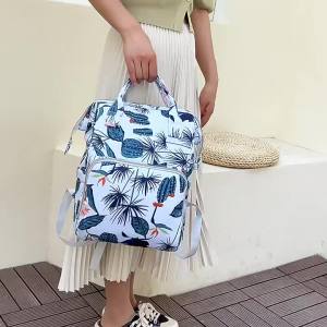 Mummy Bag Autumn New Large Capacity Fashion Mom Outing Backpack Multi-Purpose Lightweight Milk Bottle Baby Diaper Bag