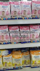 Tisu Basah Bayi Paseo Baby Wipes Jojoba - Formula Lembut dan Aman untuk Kulit Sensitif Bayi