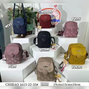TAS SELEMPANG WANITA CHIBAO KANVAS CB1615 3Sleting