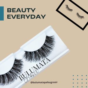 Bulu Mata Palsu 3D Lusinan | Wsp V 3D (12 PASANG)