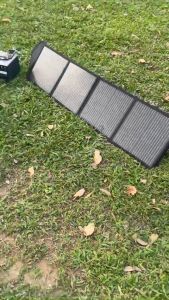 Năng Lượng Mặt Trời Gấp Gọn Power Pro Monocrystalline công suất 40W-100W sạc trực tiếp điện thoại du lịch dã ngoại