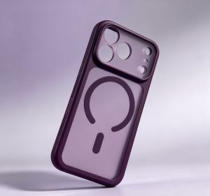 szhaiyu | Luxury Matte Transparent Magnetic Phone Case For iPhone 18 17 Pro Max 18 Pro 17 Pro Shockproof Anti-drop Protect Back Cover