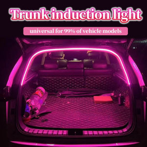 Car High Brightness Trunk Lighting Ambient Light Interior Decoration Led Wireless Automatic Sensing Tailgate Light Strip