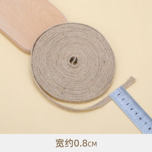 Flat Width Hemp Decoration Water Pipe Natural Jute Woven Handicraft DIY Material Wall Pipe Ugly Rope Fabric
