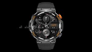Rayvasi SmartWatch Pria IP 67 Anti Air Jam Pintar Layar Terang 1.46HD Mode Multi-Olahraga Fitness Tracker