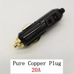 180W Thuốc Lá Trên Xe Ô Tô Cắm Điện Thay Thế DC Adapter Sạc 12/24V Đồng Nguyên Chất Phụ Kiện Xe Hơi