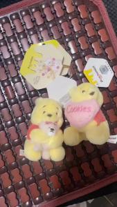 Potdemiel | Authentic Winnie The Stuffed Dolls Plush Keychains Small Pendant Collectible Toys Christmas Birthday New Year Gifts