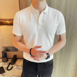 Áo Thun Polo Nam Tay Ngắn Mùa Hè Mỏng Thời Trang Thường Ngày Cổ Polo Ôm Vừa Vặn Cao Cấp Chất Liệu Polyester Pha Lanh