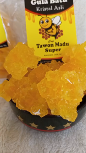 Gula Batu Kristal Kuning Asli Cap Tawon Madu Super – Kemasan Higienis 1-10kg