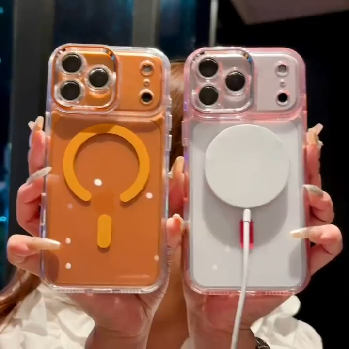 Magsafe case for iPhone 17 16 15 14 13 12 11 Pro Max shockproof casing iphone 17promax
