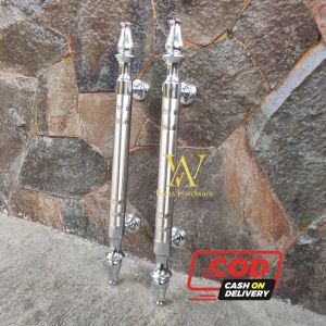 Handle Pintu Rumah Minimalis Motif Guci Chrome 51 cm 2 Pcs