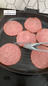 Wajan Barbeque Square Grill Pan Anti Lengket 20cm Wajan Serbaguna Tahan Pemanasan Ultrareguler