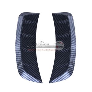Car Front Bumper Shark Scales Leaf Board Decoration Anti-Collision Universal Front And Rear Bumper Protection Stickers