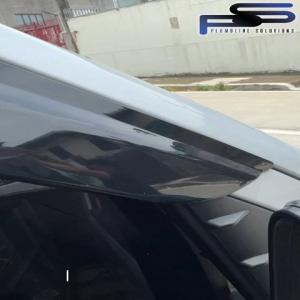 Window Door Visor for Toyota Hiace GL Grandia / Commuter Hiace 2004 - 2018 / 2019-Onwards / Toyota Lite Ace 2020 Onwards OEM Injection Type Window Deflectors Door Visor Rain Visor Window Visors Rain Guard Complete Set - 2 pcs