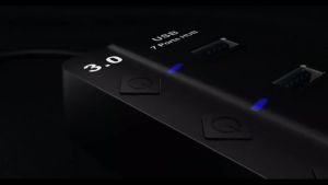 Hub USB 3.0 4 Cổng KEBIDUMEI Với Các Công Tắc Bật/tắt Riêng Biệt Bộ Chia Đa Năng Tốc Độ Cao 5Gbps Cho Bàn Phím Chuột MacBook