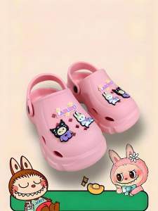 Sandal Baim Anak Perempuan Sepatu Labubu Kekinian